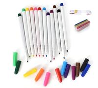 Kaiyzo 12 Pièces Stylo Marqueur pour Tissus Soluble dans l'Eau Avec Mètre Ruban 4 Couleurs Crayon Craie Couture Craie Couture Accessoire Couture pour La Matelassage Marquage De Vêtements De Bricolage