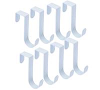 Kaiyzo 8 Pièces Crochet Radiateur Rond, Patere Salle de Bain, Crochet Torchon Cuisine, Seche Serviette pour Salles de Bains, Cuisines et Jardins, Blanc