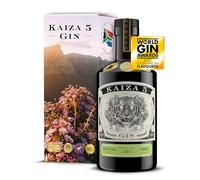 KAIZA 5 GIN - 0,5 l - 43% | Le gin premium Sud-africain/Le Cap le plus récompensé avec ses yeux de tigre scintillants | Frais, doux et exotique aux fruits noirs | SUNRISE