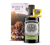 KAIZA 5 GIN - 0,7 l - 43% | Le gin premium Sud-africain/Le Cap le plus récompensé avec ses yeux de tigre scintillants | Frais, doux et exotique aux fruits noirs | SUNRISE