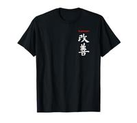 Kaizen Amélioration Continue Japon Kanji Poche Calligraphie T-Shirt