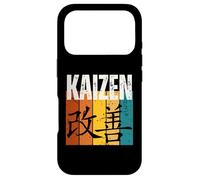 Kaizen, Design rétro rétro des années 70, Kaizen Japonais Amusant Coque pour iPhone 17 Pro