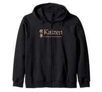Kaizen Philosophie Japonaise Fleur de Cerisier Sakura Sweat à Capuche