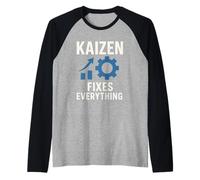 Kaizen répare tout la philosophie japonaise Productivité Manche Raglan