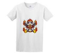 Kaizod Monster Magnet God Says No Sport Mens Short Sleeve White M
