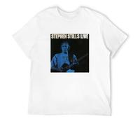 Kaizod Stephen Stills Live Shirts 100 Cotton Men Crew Neck Tee, T Shirt White XXL