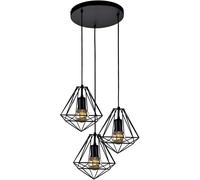 Kaja Marko lampe suspendue 3x60 W noir K-4006