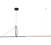 Kaja Mona lampe suspendue 1x12 W noir K-8188