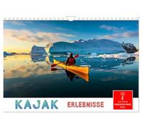 Kajak Erlebnisse (Wandkalender 2026 DIN A4 quer), CALVENDO Monatskalender: Ein Mix aus friedlichen Routen und wilden Fahrten.