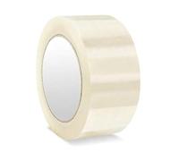 Kajal Lot de 144 rouleaux de ruban adhésif transparent - En polypropylène silencieux avec une forte adhérence - 45 µm d'épaisseur - Idéal pour les cartons et l'expédition - Ruban d'emballage de