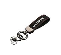 KAJAME Auto Porte-Clés Compatible avec pour Nissan Qashqai Personnalisé Porte-Clés De Voiture Accessoires Cadeaux,B-L