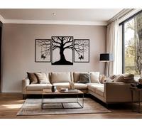 Kajaro - Tableau Decoration Murale Salon XXL - Ensemble de 3 Pièces, Modernes Deco Salon ou Deco Chambre - Deco Murale Design - 1120x600 mm, les Balançoires