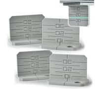 KAJAWIS 4 x Marqueur pour nivellement de profils CD60 - Plafond suspendu, plaques de plâtre, laser, profilés aluminium - Avec aimants néodyme - Accessoire de montage précis