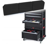 KAJAWIS Organisateur de petites pièces WALLIX Compartiment compatible avec boîte à outils KETER Module chariot 1 pièce