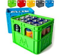 KAJAWIS panier à piles organiseur à piles boîte pour 12 pièces AA (R6) étui de batterie