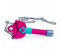 KAJAWIS Squid - Collier avec pendentif triangle | Hide&Seek Key à collectionner 3D | Magenta Turquoise Gris | Cadeau fan de la série