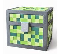 KAJAWIS Tirelire cochon 3D Minecraft Pixel - Boîte PLA multicolore - Vert - Taille M