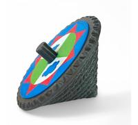 KAJAWIS Toupie Tournoyante Squid Game Paeng-Y - Jeu d’adresse 3D Spinner avec Pointe métallique + Corde - Cadeau Original pour Enfants et Adultes - Inspiré de Squid Game