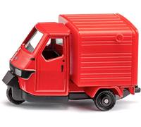 KAJGL-1583,Piaggio Ape 50,Voiture Jouet,Métal/Plastique,Rouge,Attelage De Remorque,Hayon Ouvrable