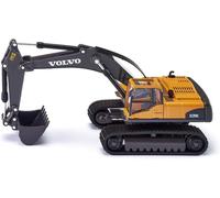 KAJGL-3535-Excavateur Hydraulique,1:50,Métal/Plastique,Jaune,Bras De Pelle Fonctionnel