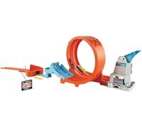 KAJGL-Action Coffret Looping De Champion Avec Propulseur Et Rampe Pour Courses Et Cascades,Petite Voiture Incluse,Jouet Pour Enfant,Gtv13