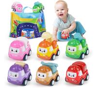 KAJGL-Bébé Jouet Camion Pour 3 4 5 Ans,6 Pièces Enfant Petit Pull Back Voiture,Enfant Éducation Précoce Friction Véhicules Jouet,Montessori Fête Cadeau Pour Garçons Et Filles