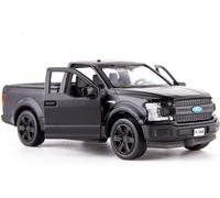 KAJGL-Camionnette Ford F150 À L'Échelle 1:36-Modèle De Voiture De Moulage En Alliage De Zinc Pour Enfants,Véhicules À Tirer Vers L'Arrière Pour Tout-Petits,Enfants,Garçons Et Filles (Noir)
