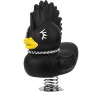 KAJGL-Canard Caoutchouc Foncé,5,7Cm Hauteur Nouveau Canards Caoutchouc Gothiques Avec Ressort Canards Caoutchouc Foncé Canards Punk Amusants Jouets Bain Cadeaux Décoration Voiture(Canard Rock)