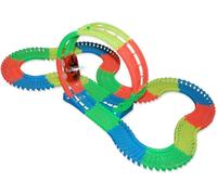KAJGL-Circuit Grand Looping,Flexible Modulable Avec 150 Rails Luminescents Et 1 Suv Lumineux