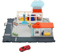 KAJGL-Coffret Action Drivers Station De Lavage Super Clean Avec Sons Et Lumières Réalistes,1 Voiture Incluse,Jouet Enfant,Dès 3 Ans,Hnj54