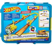 KAJGL-Coffret Track Builder Éclair Avec 1 Voiture,12 Éléments De Piste,Boîte De Rangement Empilable,Thème De La Foudre,Jouet Enfant,Dès 4 Ans,Hmc03