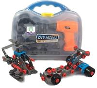 KAJGL-Jouet De Construction 12 En 1282 Pcs Pour Construire Voitures,Avion,Motos Et Camion.Avec Outils Dont 1 Visseuse Électriquejouet D'Ingénierie Pour Enfant De 6 7 8 9 10+ Anssuper Cadeau Créatif