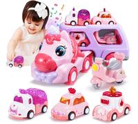 KAJGL-Jouet Fille 1 2 3 4 5 6 Ans,Camion Jouet Enfant Cadeau Fille 1-6 Ans Petite Voiture Enfant 1-6 Ans Licorne Fille 1-6 Ans Cadeau Anniversaire Fille 1-6 Ans Jeu Fille 1-6 Ans Cadeau Noël Fille