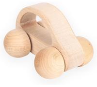 Kajgl-Jouets En Bois Voitures,Jouet Véhicule Pour Développement Motricité Fine Pousse-Pousse En Bois Bébé Pour Tout-Petits Garçon Fille Anniversaire Décoration Chambre Bébé Cadeau (Couleur 1)