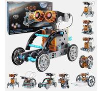 KAJGL-Kit Robot Solaire,Robot Solaire,Kit À Construire,29 En 1 Robot Jouet Enfant Maquette Voiture Jeux De Construction Robotique Éducative Exterieur Experiences Scientifiques Cadeau Pour Garçon Fill