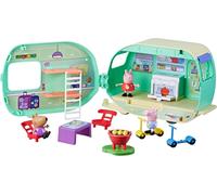 KAJGL-La Caravane 2-En-1,Jouet Interactif Avec Figurines Et Accessoires,Activités Créatives Et Jeux De Rôle Pour Enfants Dès 3 Ans,Rose