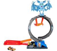 KAJGL-Let¿S Race Netflix-Coffret Circuit City Looping Et Attaque Chauve-Souris Avec Voiture Et Piste,3 Modes De Jeu,Looping Réglable Et Lanceur,Jouet Enfant,A Partir De 4 Ans,Htn78