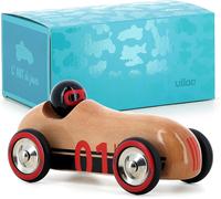 KAJGL-Old Sport Compet' Bois Naturel-Imitation-Trafic-1 Voiture En Bois Old Sport Compet¿ Bois Naturel-Jeux D'Eveil Pour Enfant En Bois-Jouet Pour Enfant Dès 2 Ans-2290S