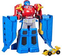 KAJGL-Optimus Prime Jumbo Jet Avec Figurine Bumblebee Voiture De Course De 11 Cm,Jouets Convertibles,Dès 3 Ans,38 Cm