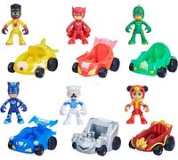 KAJGL-Pyjamasques,Le Cercle Des Héros,Pack Collection De Héros Ultime,6 Figurines Et 6 Véhicules,Jouet Pour Enfants À Partir De 3 Ans