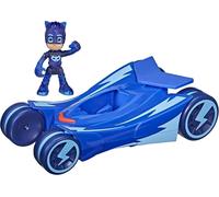 KAJGL-Pyjamasques,Voiture Lumineuse Chat-Bolide Avec Figurine De Gluglu,Jouet Préscolaire Pour Enfants À Partir De 3 Ans