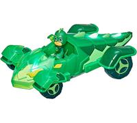 KAJGL-Pyjamasques,Voiture Lumineuse Reptilo-Mobile Avec Figurine De Gluglu,Jouet Préscolaire Pour Enfants À Partir De 3 Ans