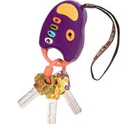 KAJGL-Toys-Funkeys-Violet-Clés De Voiture Sur Porte-Clés Avec Lumière Et Sons-Pour Les Bébés Et Les Enfants,10 Mois Plus,Mauve