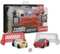 KAJGL-Turbo Champions Laliga Rouge Vs Blanc,La Passion Pour Le Football Se Confond Avec L'Émotion Des Voitures,Rivalise Avec Votre Équipe,Jouet Pour Garçons Et Filles De 3 Ans En Avant