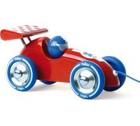 KAJGL-Voiture De Course Rouge Et Bleue À Traîner-Jouet 1Er Âge-A Partir De 12 Mois-2309R