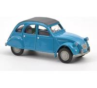 KAJGL-Voiture Miniature Compatible Avec Citroën 2Cv Échelle 1:64 3 Inches 7,5Cm Norev-Bleu Pétrel 191027