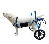 KAJILE Fauteuil Roulant réglable à 2 Roues pour Chien,Taille L-2 pour la rééducation des Pattes arrière des Chiens handicapés,Hauteur 40-50cm,Largeur 19-25cm,Longueur 27-35cm