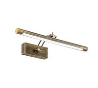 KAKAK Applique Murale LED Moderne et étanche en Acier Inoxydable for Miroir de Salle de Bain, 9 W/12 W, 40/55 cm pour Les peintures d'art de Portrait(18W 70CM,Cool_Bronze_Switch)