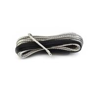 KAKAK Câble de treuil synthétique Haute résistance 5 mm x 15 m, câble de remorquage Robuste for Voitures, VTT, Motos, Accessoires Haute ténacité