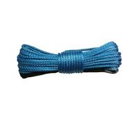 KAKAK Câble synthétique for treuil, 6 mm x 15 m, avec Gaine, Accessoires for Voiture, rallonge de treuil Haute ténacité(Blue)